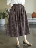 Women's Early Autumn New Arrival Wave Dot Skirt