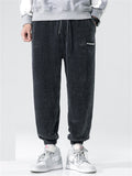 Autumn Winter Simple Design Corduroy Men's Pants