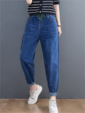 Slim Large Size Comfortable Harem Female Jeans