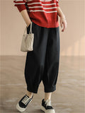 Summer Fall New Casual Loose Solid Pants For Women