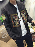 Chinese Dragon Printed Thin Style Men's Jackets