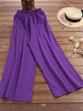 Fashion Solid Color Pants For Women