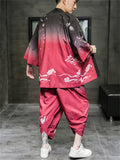 Men's Chinese Hanfu Printed Outfits