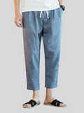 Cotton Linen Comfy Long Men's Pants