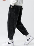 Autumn Winter Simple Design Corduroy Men's Pants