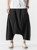 Men's Loose Solid Color Harem Pants