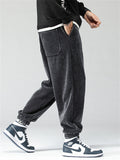 Autumn Winter Simple Design Corduroy Men's Pants