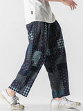 Retro Drawstring Cotton Linen Pants