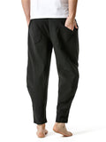 Men's Spring Autumn Lightweight Homewear Linen Pants