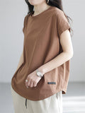 Essential Summer Pullover Simple Daily Wear Shirts For Women