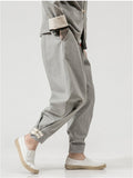 Cargo Solid Color Casual Pants For Men