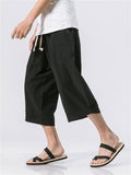 Chinese Style Loose Linen Harem Pants