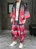 Men's Chinese Hanfu Printed Outfits