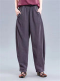 Fashion Oversized Retro Lantern Female Pants