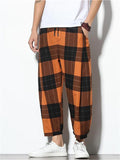 Casual Linen Bloomers Loose Pants