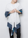 Japanese High Street Short Sleeve Linen Jacket