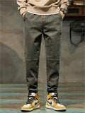 Fashionable Casual Loose Men's Solid Drawstring Pants