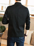 Casual Skinny Button Embroidery Jackets