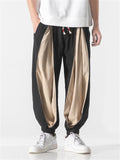 Men's Retro Splice Harem Pants