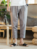 Cotton Linen Comfy Long Men's Pants