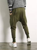 Wide Leg Saggy Loose Men's Pants