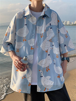 Retro Comfortable Soft Summer Vacation Shirts For Men