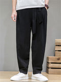 Men's Cotton Linen Chinese Style Simple Lantern Pants