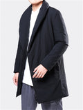 Men's Winter Warm Vintage Midi Coat