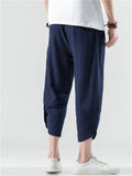 Trendy Comfy Solid Color Pants With Pockets