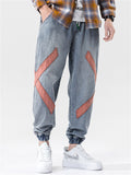 Cool Japanese Style Blue Jeans