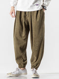 Men Corduroy Harem Pants