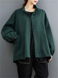 Simple Autumn Solid Color Casual Relaxed Hot Sale Women's Jackets