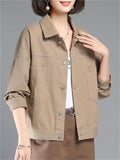 Lightweight Short Cargo Jackets For Girl