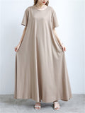 Simple Japanese Style Summer Slim Women's Dresses