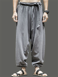 Loose Elastic Large  Size Pants For Men