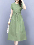 Gentle Summer New Cotton Linen Dresses