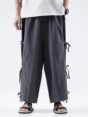 Autumn Top Chinese Style Men's Loose Wide Leg Pants