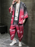 Men's Chinese Hanfu Printed Outfits