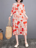 Women's Loose Graceful Mid Length Dresses