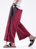 Autumn Top Chinese Style Men's Loose Wide Leg Pants